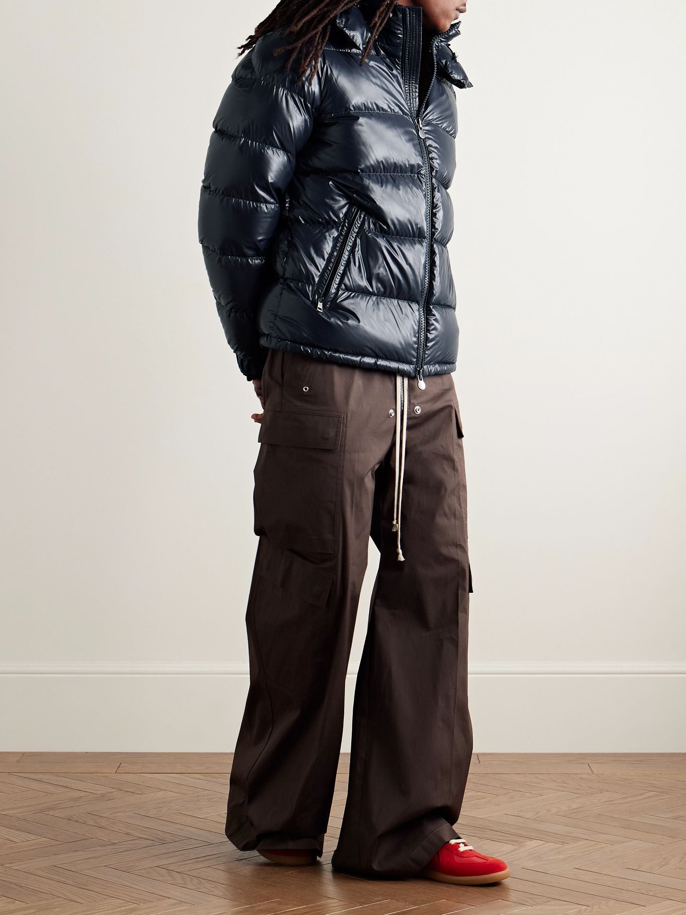 MONCLER Maya Logo-Appliquéd Quilted Nylon Hooded Down Jacket