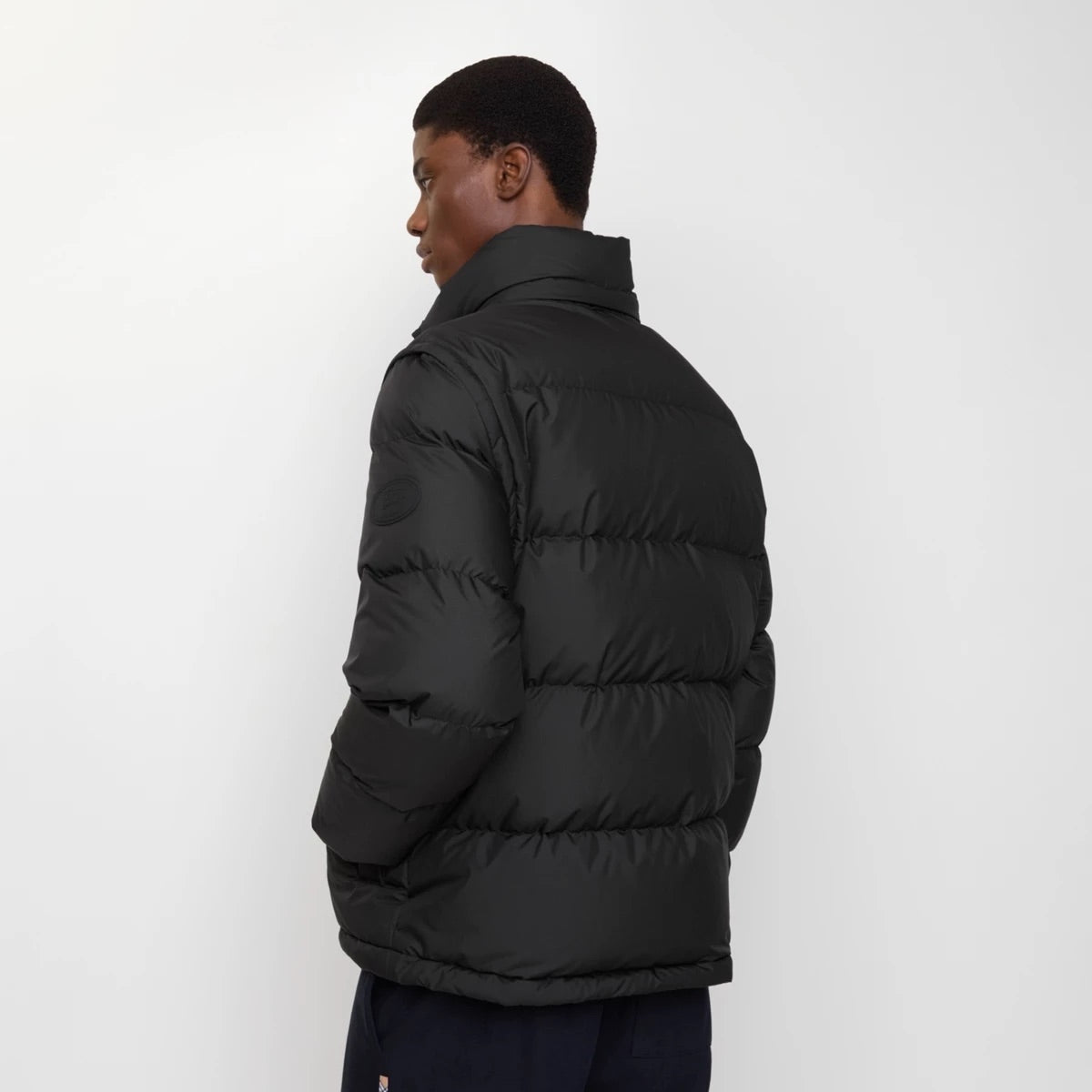 Burberry Black Detachable-Sleeve Puffer Jacket – Men