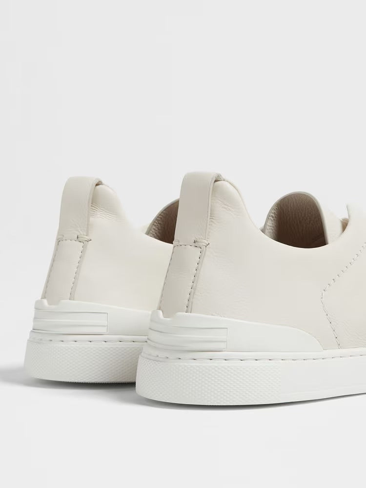 Zegna White Triple Stitch™ Secondskin Sneakers