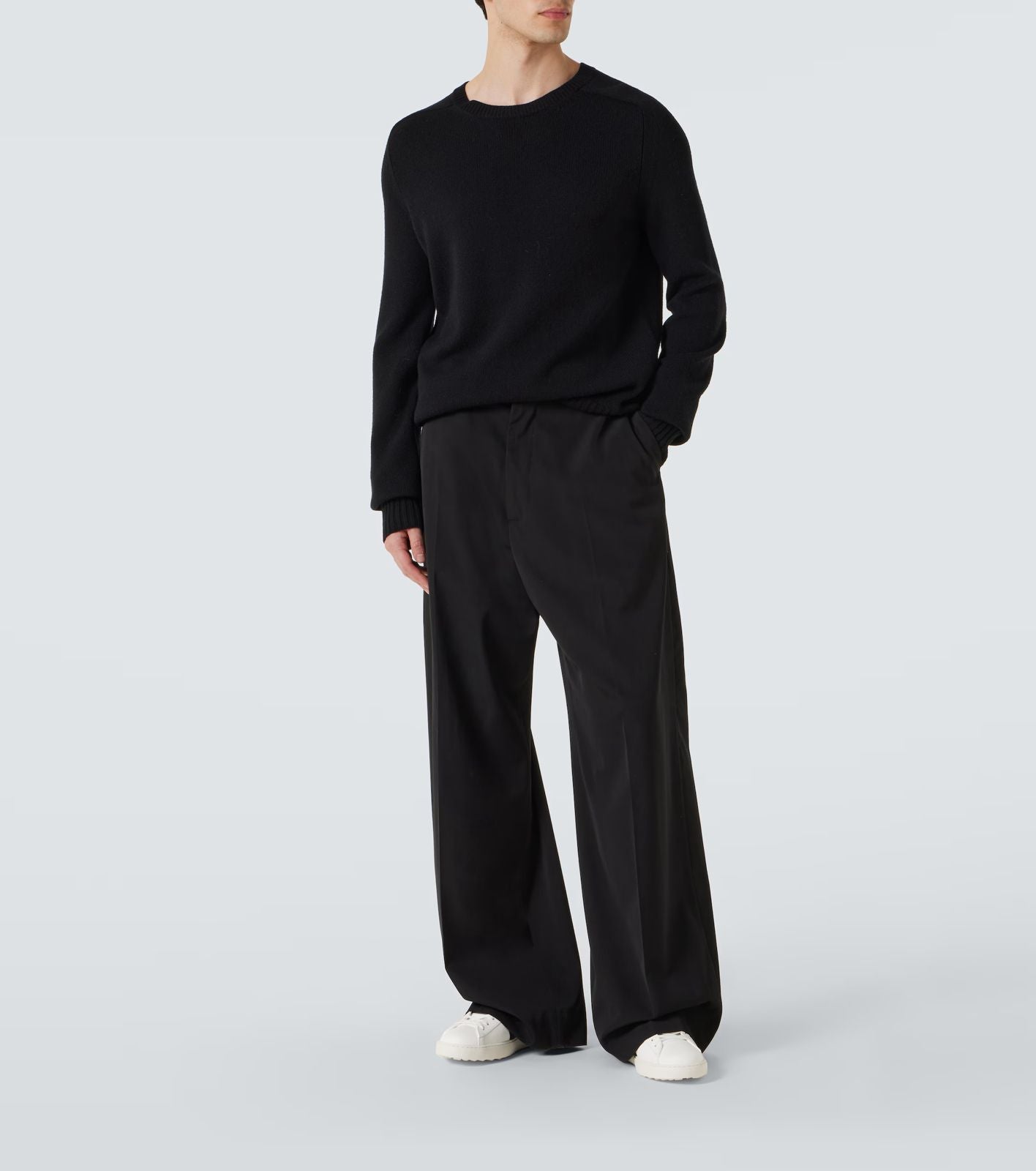 Valentino Garavani Leather Open Sneaker