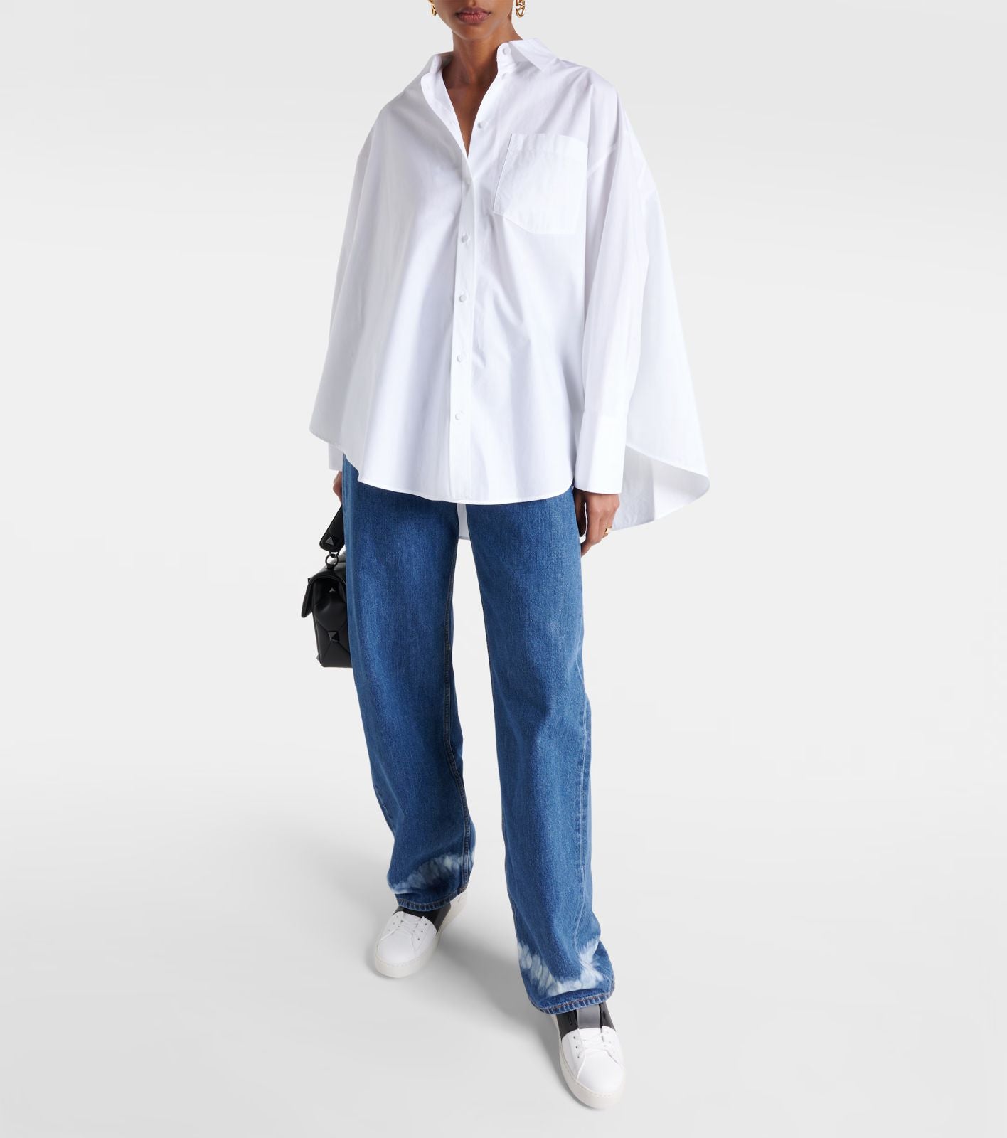 Valentino Garavani Leather Open Sneaker