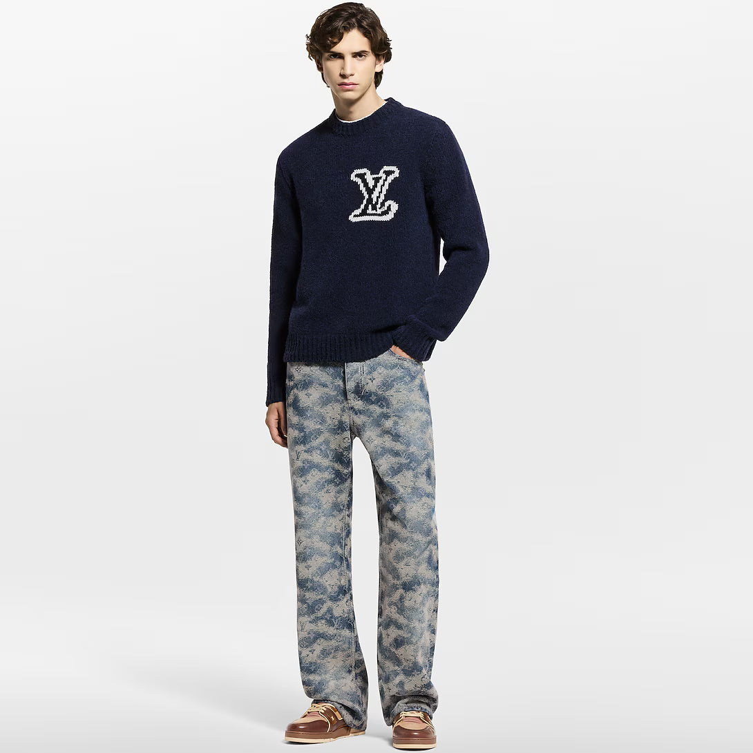 Louis Vuitton Intarsia Crewneck